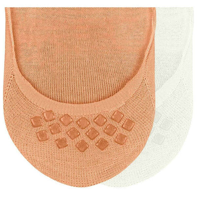 Burlington White Everyday 2-Pack Invisible Socks