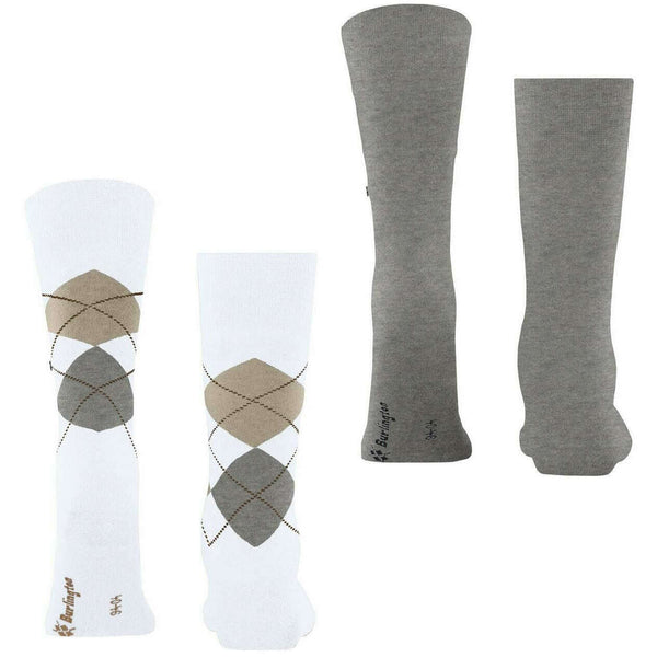 Burlington White Everyday Mix 2-Pack Socks