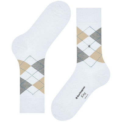 Burlington White King Socks