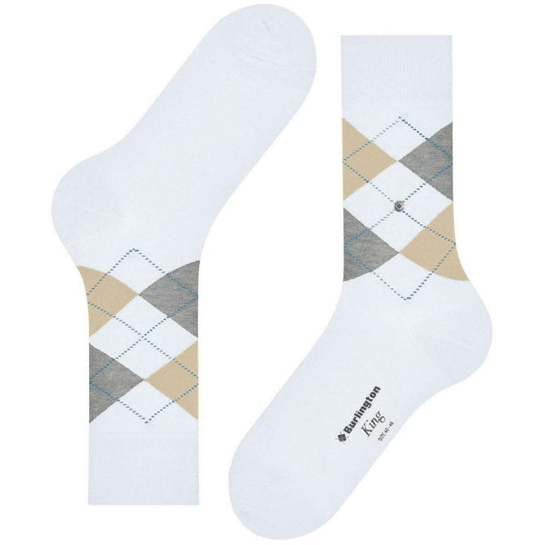 Burlington White King Socks