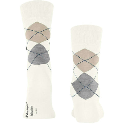 Burlington White Manchester Socks