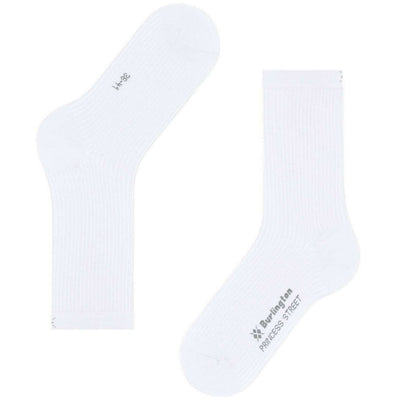 Burlington White Princess Street Socks
