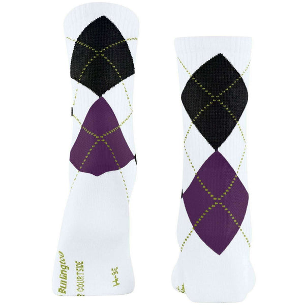 Burlington White Rib Courtside Socks