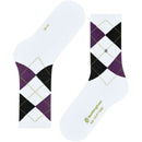 Burlington White Rib Courtside Socks