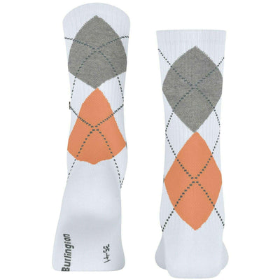Burlington White Rib Courtside Socks