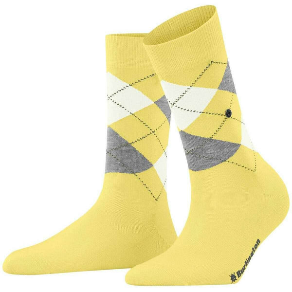 Burlington Yellow Covent Garden Socks