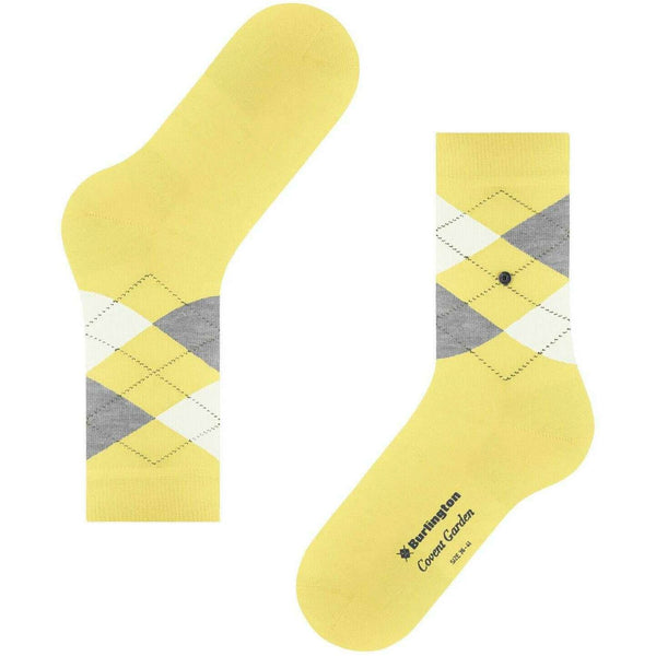 Burlington Yellow Covent Garden Socks