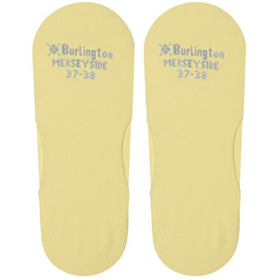 Burlington Yellow Merseyside Invisible Socks