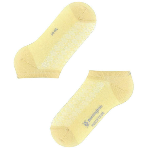 Burlington Yellow Merseyside Trainer Socks