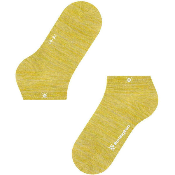 Burlington Yellow Soho Vibes Sneaker Socks