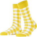 Burlington Yellow Vichy Socks