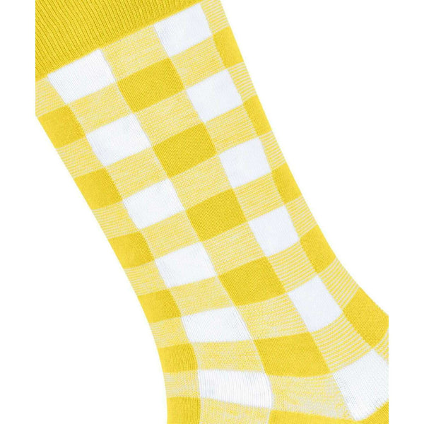 Burlington Yellow Vichy Socks