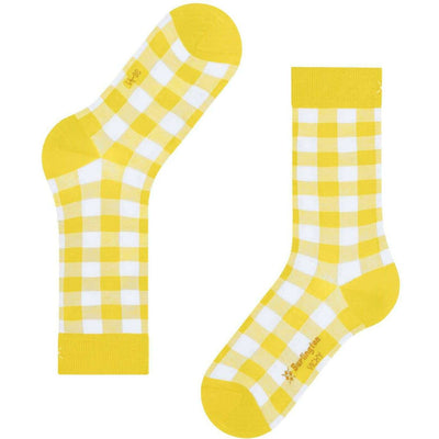 Burlington Yellow Vichy Socks