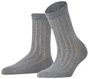 Falke Grey Eyelet Socks
