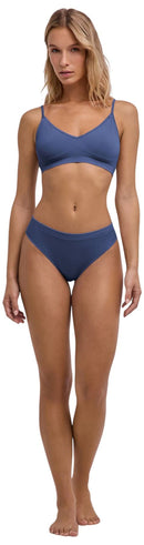 Falke Blue Daily Seamless Bustier Bralette