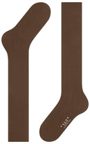Falke Brown Lhasa Rib Knee High Socks