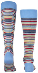 Falke Blue Microblock Knee High Socks