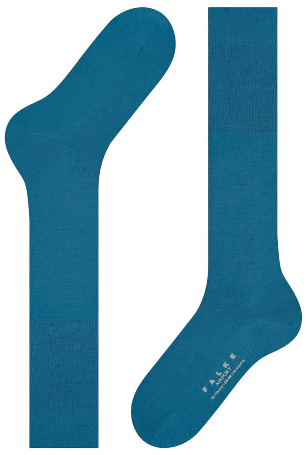 Falke Blue Airport Knee High Socks