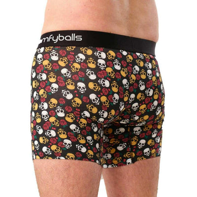 Comfyballs Black Cotton Long Boxer