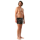 Comfyballs Black Cotton Long Boxer