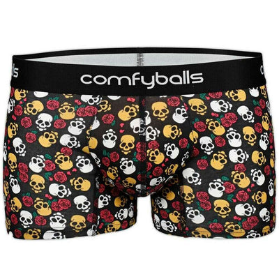 Comfyballs Black Cotton Regular Boxer