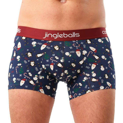 Comfyballs Black Cotton Regular Boxer