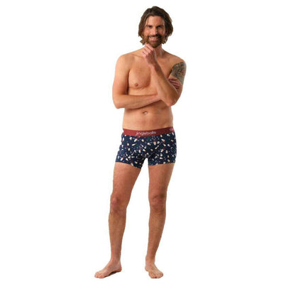 Comfyballs Black Cotton Regular Boxer