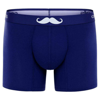 Comfyballs Blue Cotton Long Boxer