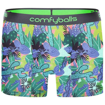 Comfyballs Green Cotton Long Boxer