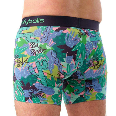 Comfyballs Green Cotton Long Boxer