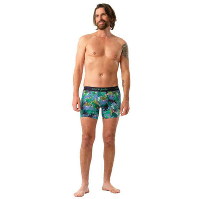 Comfyballs Green Cotton Long Boxer