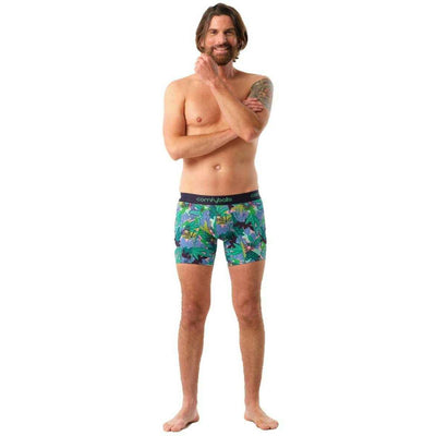 Comfyballs Green Cotton Long Boxer