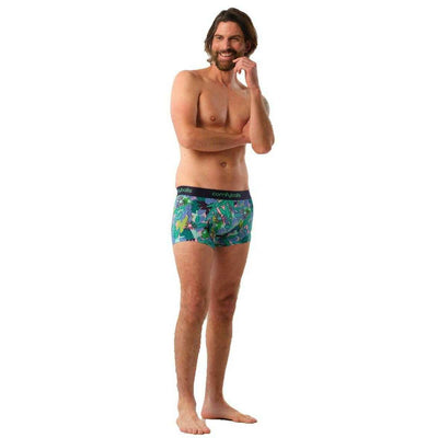 Comfyballs Green Cotton Regular Boxer