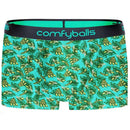 Comfyballs Green Cotton Regular Boxer