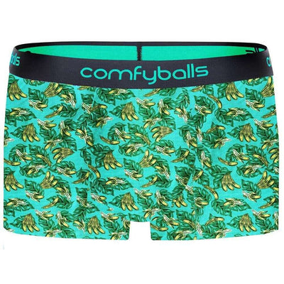 Comfyballs Green Cotton Regular Boxer