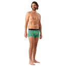 Comfyballs Green Cotton Regular Boxer