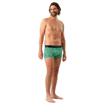 Comfyballs Green Cotton Regular Boxer