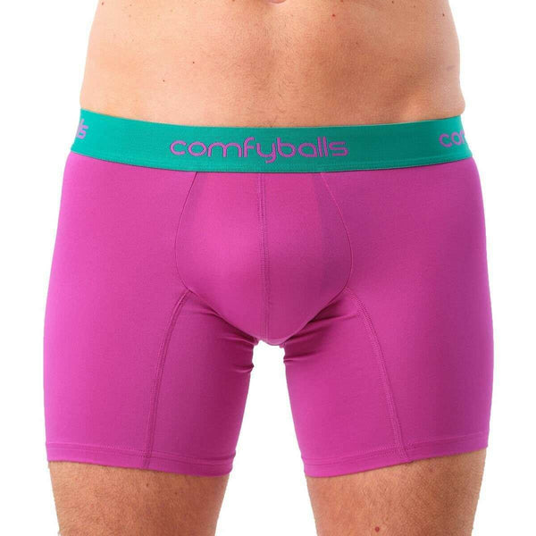 Comfyballs Purple Performance Long Boxer