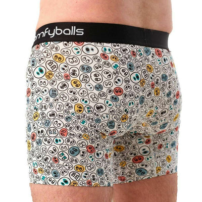 Comfyballs White Cotton Long Boxer