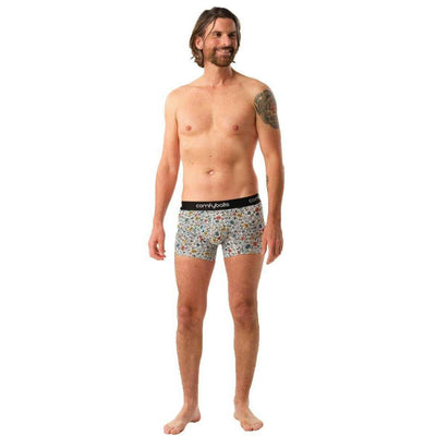 Comfyballs White Cotton Regular Boxer
