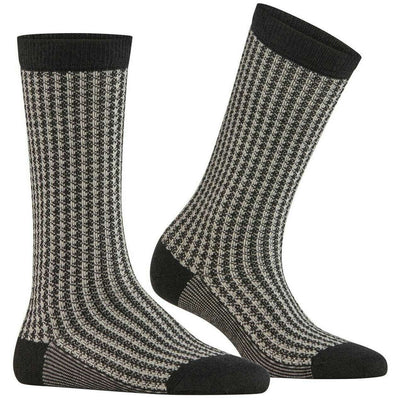 burlington-black-pepita-socks-34597025