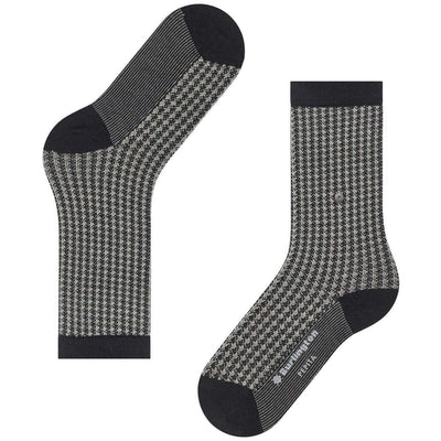 burlington-black-pepita-socks-34597027