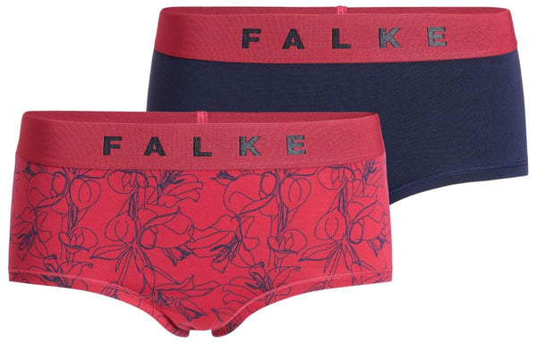 Falke Black Daily Comfort Print 2-Pack Hipster Brief