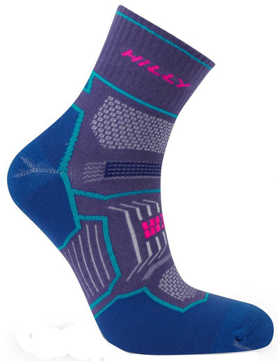 Hilly Purple Twin Skin Anklet Socks