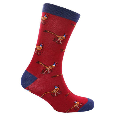 David Van Hagen Red Pheasant Socks