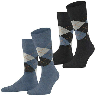burlington-blue-everyday-argyle-2-pack-socks-34597179