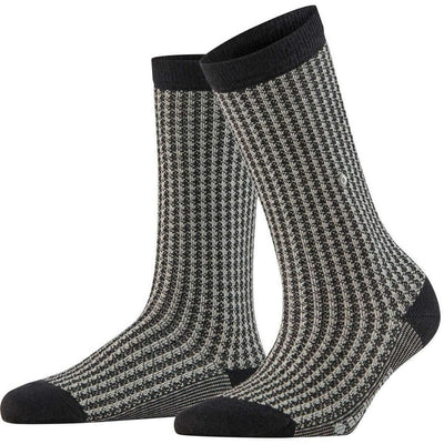 burlington-black-pepita-socks-34597024