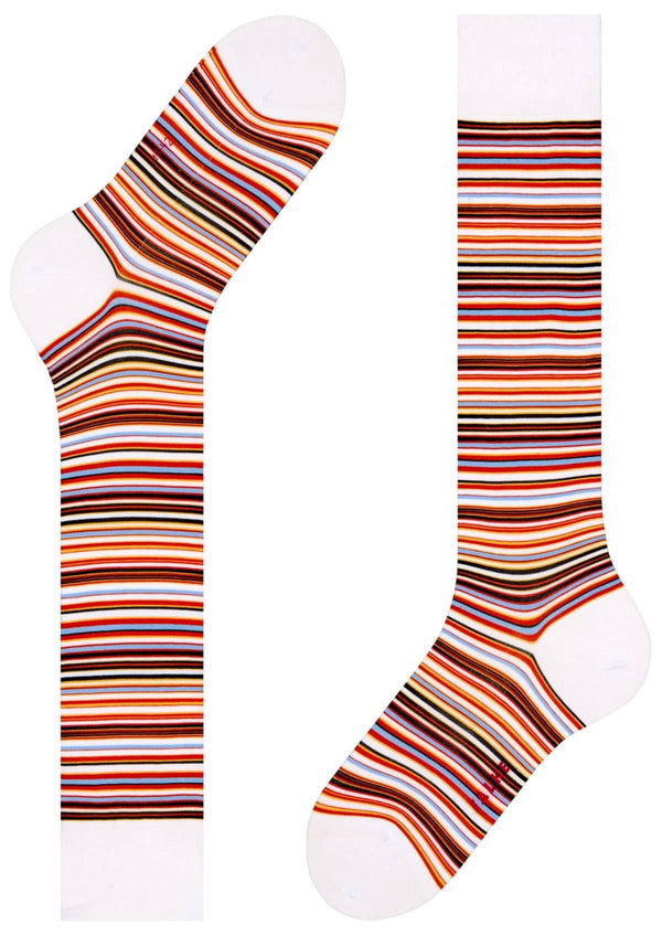 Falke White Microblock Knee High Socks