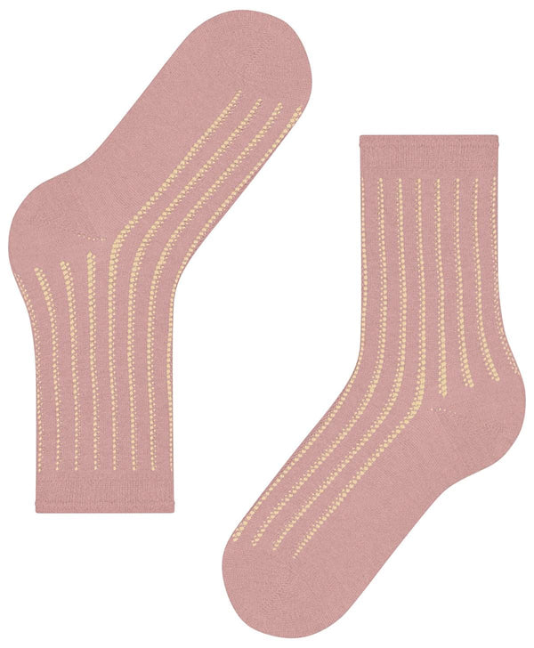 Falke Pink Eyelet Socks