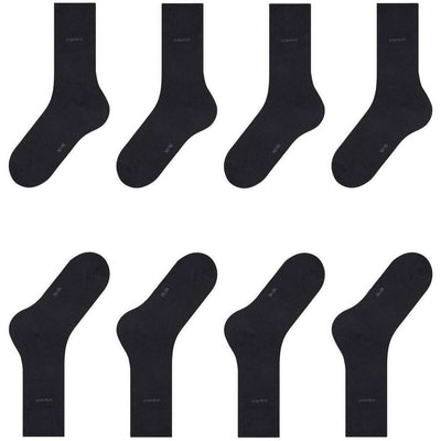 Esprit Black Solid 4 Pack Socks